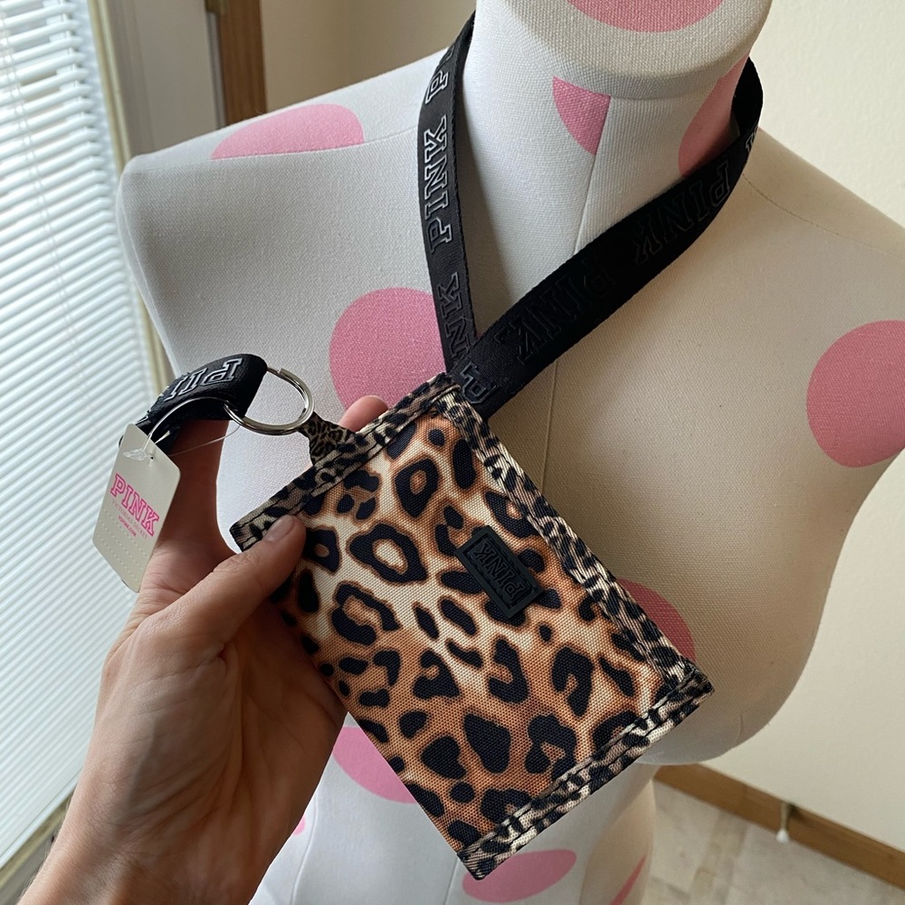 PINK Card Holder/Key Lanyard